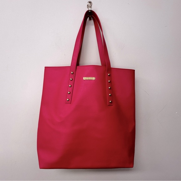 Juicy Couture Handbags - Juicy Couture bubble gum pink large tote NWOT gold detail
